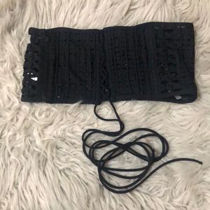 LA PERLA waist belt lingerie corset belt size 8